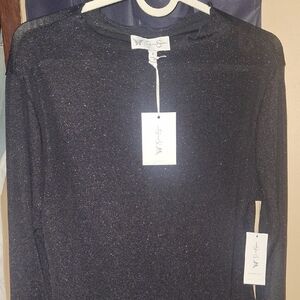 Jessica Simpson Glittery Black Top